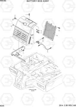 6220 BATTERY BOX ASSY R60-9S, Hyundai