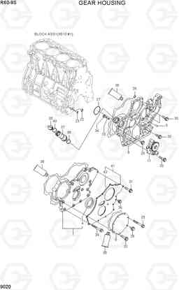 9020 GEAR HOUSING R60-9S, Hyundai
