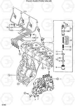 0140 FUEL INJECTION VALVE R55W-3, Hyundai