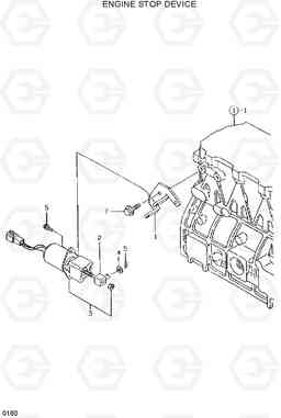 0160 ENGINE STOP DEVICE R55W-3, Hyundai