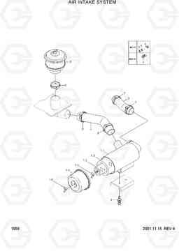 1050 AIR INTAKE SYSTEM R55W-3, Hyundai