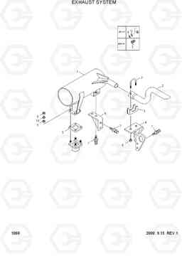1060 EXHAUST SYSTEM R55W-3, Hyundai