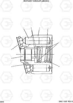 2023 ROTARY GROUP(-#0243) R55W-3, Hyundai