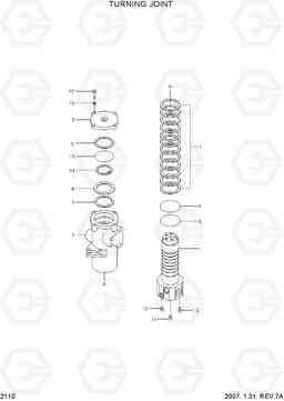 2110 TURNING JOINT R55W-3, Hyundai