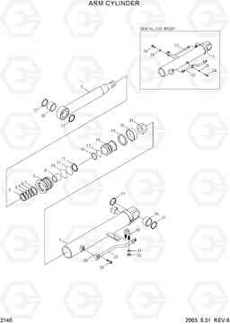 2140 ARM CYLINDER R55W-3, Hyundai