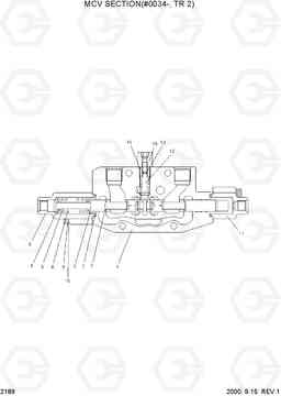 2189 MCV SECTION (#0034-, TR 2) R55W-3, Hyundai