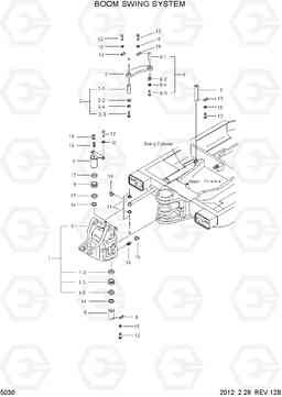 5030 BOOM SWING SYSTEM R55W-3, Hyundai
