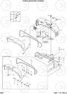 5061 COWL(ENGINE HOOD) R55W-3, Hyundai