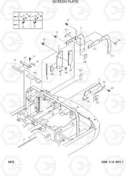 5070 SCREEN PLATE R55W-3, Hyundai