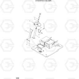 5086 STEERING COLUMN R55W-3, Hyundai