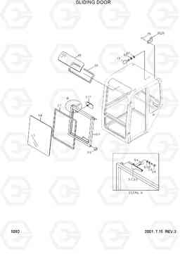 5092 SLIDING DOOR R55W-3, Hyundai