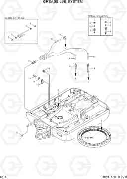 6011 GREASE LUB SYSTEM R55W-3, Hyundai