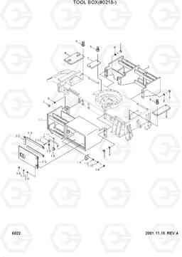 6022 TOOL BOX(#0218-) R55W-3, Hyundai