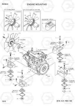 1010 ENGINE MOUNTING R55W-9, Hyundai