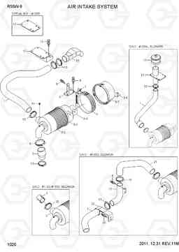 1020 AIR INTAKE SYSTEM R55W-9, Hyundai