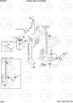 1040 COOLING SYSTEM R55W-9, Hyundai