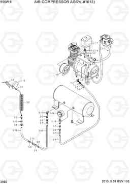 2090 AIR COMPRESSOR(-#1613) R55W-9, Hyundai