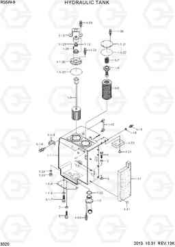 3020 HYDRAULIC TANK R55W-9, Hyundai