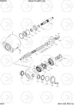 4010 MAIN PUMP(1/4) R55W-9, Hyundai