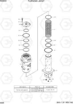 4320 TURNING JOINT R55W-9, Hyundai