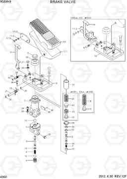 4350 BRAKE VALVE R55W-9, Hyundai
