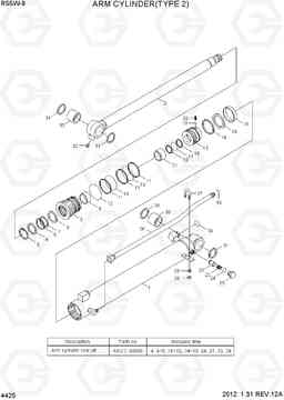 4425 ARM CYLINDER(TYPE 2) R55W-9, Hyundai