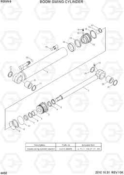 4450 BOOM SWING CYLINDER R55W-9, Hyundai