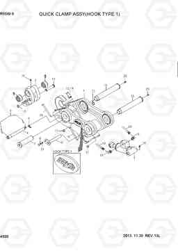 4500 QUICK CLAMP ASSY(HOOK TYPE 1, -#1675) R55W-9, Hyundai
