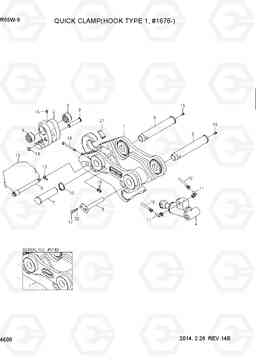 4600 QUICK CLAMP ASSY(HOOK TYPE, #1676-) R55W-9, Hyundai