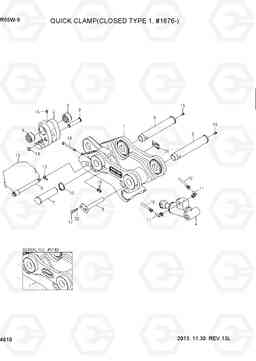 4610 QUICK CLAMP ASSY(CLOSED TYPE, #1676-) R55W-9, Hyundai