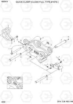 4630 QUICK CLAMP ASSY(CLOSE FULL TYPE,#1676-) R55W-9, Hyundai