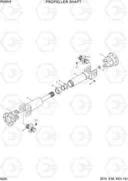 5020 PROPELLER SHAFT R55W-9, Hyundai