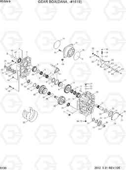 5130 GEAR BOX(DANA, -#1619) R55W-9, Hyundai