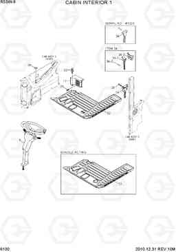 6100 CABIN INTERIOR 1 R55W-9, Hyundai