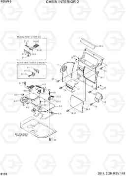 6110 CABIN INTERIOR 2 R55W-9, Hyundai