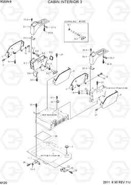 6120 CABIN INTERIOR 3 R55W-9, Hyundai