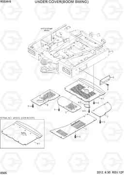 6305 UNDER COVER(BOOM SWING) R55W-9, Hyundai