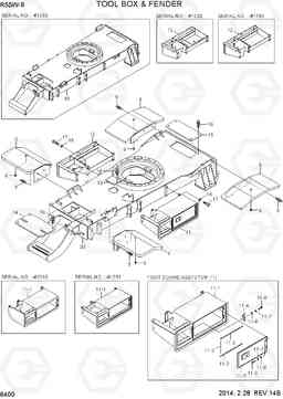 6400 TOOL BOX & FENDER R55W-9, Hyundai