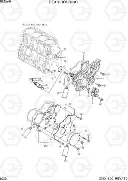 9020 GEAR HOUSING R55W-9, Hyundai