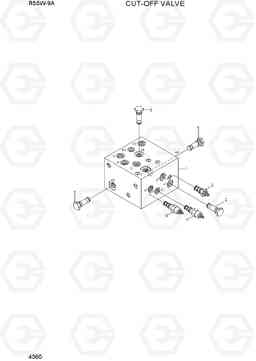 4360 CUT-OFF VALVE R55W-9A, Hyundai