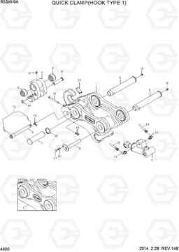 4600 QUICK CLAMP ASSY(HOOK TYPE) R55W-9A, Hyundai
