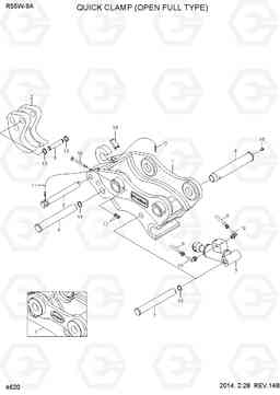 4620 QUICK CLAMP ASSY(OPEN FULL TYPE) R55W-9A, Hyundai