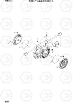 5040 FRONT AXLE HOUSING R55W-9A, Hyundai