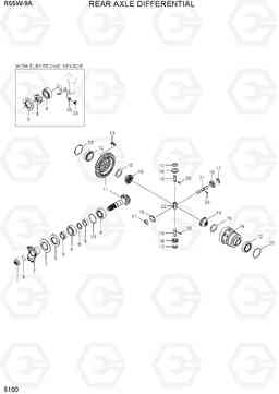 5100 REAR AXLE DIFFERENTIAL R55W-9A, Hyundai