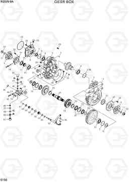 5130 GEAR BOX R55W-9A, Hyundai