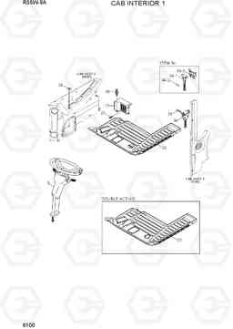 6100 CAB INTERIOR 1 R55W-9A, Hyundai