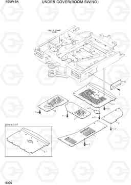 6305 UNDER COVER(BOOM SWING) R55W-9A, Hyundai
