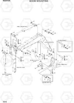 7010 BOOM MOUNTING R55W-9A, Hyundai