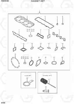 9190 GASKET SET R55W-9A, Hyundai