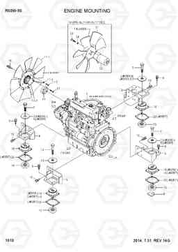 1010 ENGINE MOUNTING R60W-9S, Hyundai